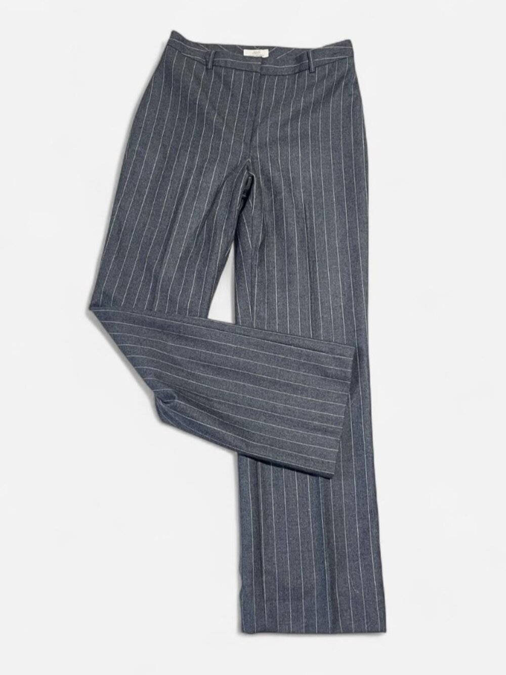 Business casual wool grey pinstripe pants Size 6